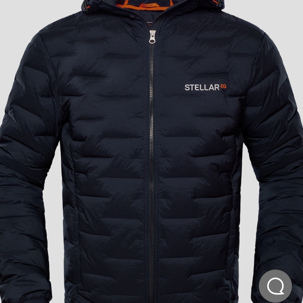 Men's Navy Puffer Jacket NWOT